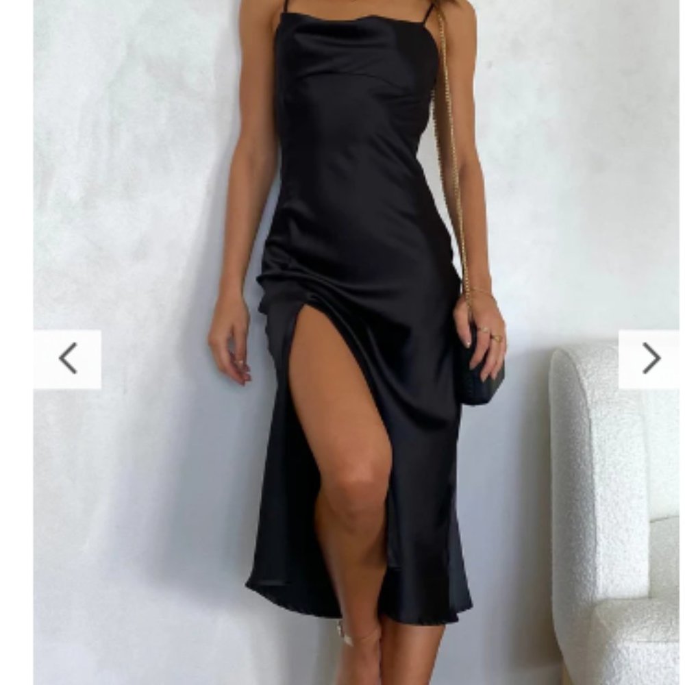 Aurelia Midi Dress - Black